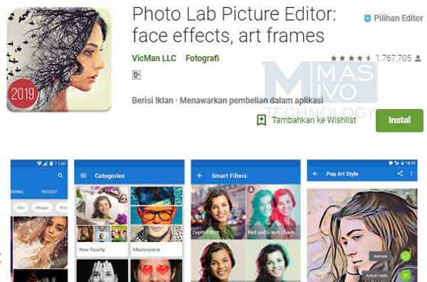 aplikasi edit foto kekinian 2019