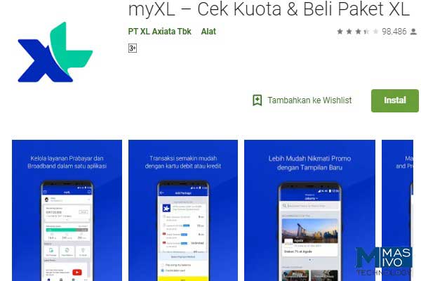 cara mengecek kuota xl internet