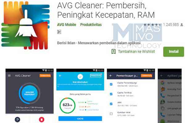 download aplikasi pembersih sampah hp android
