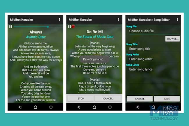 aplikasi karaoke di android