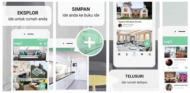 Aplikasi cara desain rumah minimalis kekinian di android