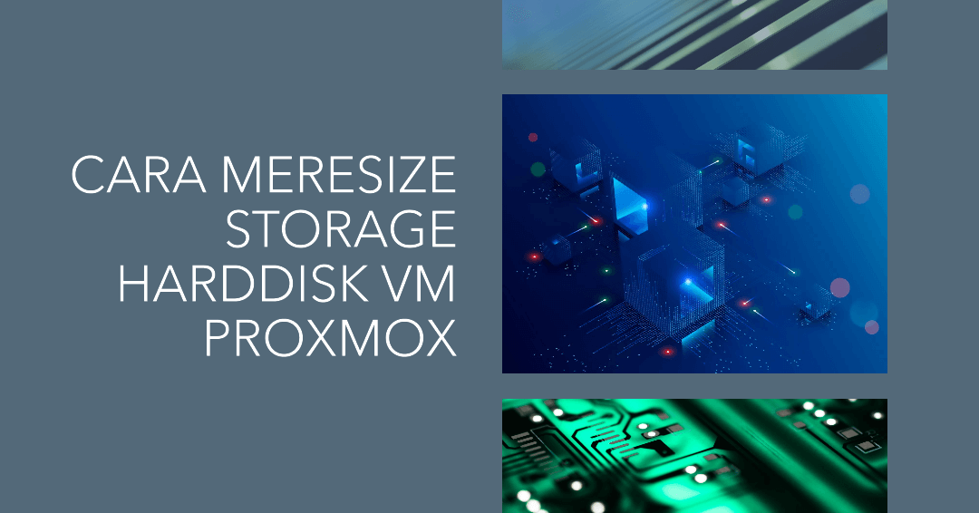 Resize harddisk proxmox